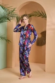 PJS 27079 Kadın Düğmeli Pijama Takımı thumbnail 2