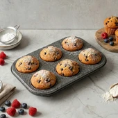 Doğal Granit Muffin Kalıbı 6 lı thumbnail 1