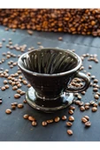 Muybieno Seramik Siyah Dripper V60 thumbnail 5