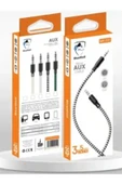 3.5mm Jack Hasır Aux Kablo BlueWolf MK-031 thumbnail 1