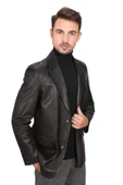 Erkek Siyah Blazer Ceket thumbnail 2