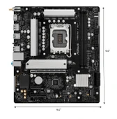 MB ASRock Intel 1851 B860M-X WiFi thumbnail 2