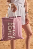 Beach Desen Baskılı Plaj Çantası thumbnail 1