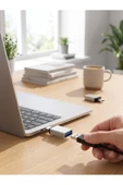 Metal USB to TYPE-C OTG - Gri thumbnail 2