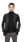 Erkek Siyah Blazer Ceket thumbnail 3