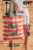Hello Summer Desen Baskılı Plaj Çantası thumbnail 4