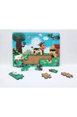 Renkli Ahşap Puzzle 42 Parça thumbnail 3