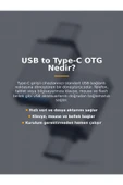 Metal USB to TYPE-C OTG - Gri thumbnail 4