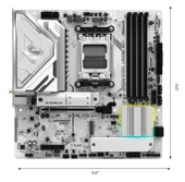 MB ASRock AMD AM5 B850M Çelik Efsane WiFi thumbnail 2