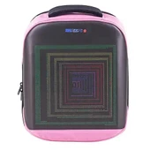 Led Ekranlı Sırt Çantası-Pembe thumbnail 3
