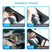 Rufutle Dashcam Araba BMW E60 E61 E65 E66 E70 E72 E83 E84 E88 E92 E93, 4K Dashcam Araba DVR Gece Görüş ile thumbnail 4