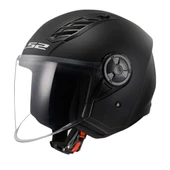 ÇENESİZ KASK LS2 AIRFLOW 2 MAT SİYAH ORJİNAL L thumbnail 1