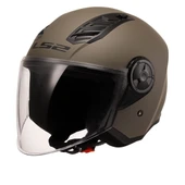 ÇENESİZ KASK LS2 AIRFLOW 2 MAT KUM ORJİNAL M thumbnail 1