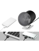 Spigen H911 Beyaz Masaüstü Şarjlı Mini Fan thumbnail 4