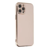 Apple İphone 12 Pro Kılıf Volet Silikon - Pembe thumbnail 1