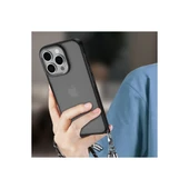 Apple İphone 16 Pro Kılıf Elegant Kapak - Siyah thumbnail 2