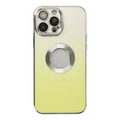 Apple İphone 13 Pro Max Kılıf Best Silikon - Sarı thumbnail 1
