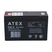 Atex Ax6-12 6v 12ah Akü thumbnail 1