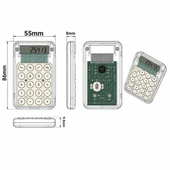 PowerMaster PM-25413 Mor Mini Hesap Makinesi thumbnail 3