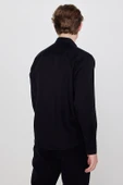 Tencel Regular Fit Gömlek Black Black XXL thumbnail 2