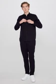 Tencel Regular Fit Gömlek Black Black M thumbnail 3