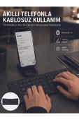 Taşınabilir Katlanabilir Bluetooth Klavye iOS Android Windows Uyumlu thumbnail 1