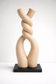 LayerOne Modern Çift Figürlü Dekoratif Heykel Biblo thumbnail 2