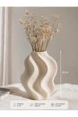 LayerOne Modern Dalga Form Vazo - 22 cm thumbnail 1