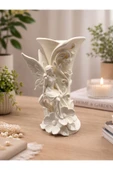 LayerOne Melek Figürlü Dekoratif Vazo/Biblo - 20 cm thumbnail 5