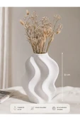LayerOne Modern Dalga Form Vazo - 22 cm thumbnail 1