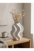LayerOne Modern Dalga Form Vazo - 22 cm thumbnail 2