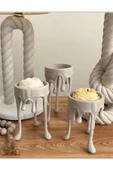 LayerOne Erime Desenli Dekoratif Mumluk - 3'lü Set thumbnail 1