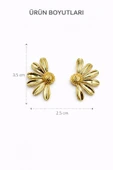 Daisy Gold Çivi Küpe thumbnail 3