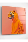 Leopar Cam Tablo, Dekoratif Cam Tablo thumbnail 2
