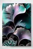 Leaf Art Cam Tablo, Dekoratif Cam Tablo thumbnail 1