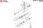 Chicago Pneumatic CP886H 1/2" Havalı Cırcır thumbnail 4