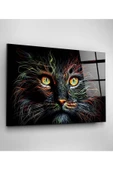 Kedi Cam Tablo, Dekoratif Cam Tablo thumbnail 3