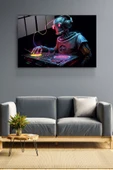 Dj Robot Cam Tablo, Dekoratif Cam Tablo thumbnail 4