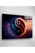 Yin Yang Cam Tablo, Dekoratif Cam Tablo thumbnail 3