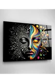 Maske Cam Tablo, Dekoratif Cam Tablo thumbnail 3