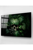Dekoratif Skull Dekoratif Cam Tablo thumbnail 5