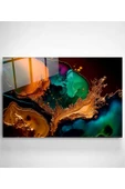 Dekoratif Soyut Dekoratif Cam Tablo thumbnail 2
