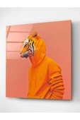 Leopar Cam Tablo, Dekoratif Cam Tablo thumbnail 4