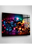 Colored Bubbles Cam Tablo, Dekoratif Cam Tablo thumbnail 3