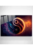 Yin Yang Cam Tablo, Dekoratif Cam Tablo thumbnail 2