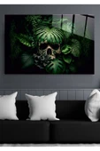 Dekoratif Skull Dekoratif Cam Tablo thumbnail 1