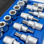 Grayzer 19 Parça 1/2'' İç-Dış Torx Lokma Takımı thumbnail 2