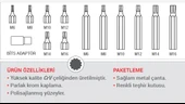 Dht 13 Parça Spline Power Bits Set thumbnail 2