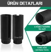 Dorf 1/2 Oksijen Sensör Seti Havalı 22MM Lambda Sensör Sökme Uzunluk 91MM thumbnail 5