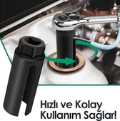 Dorf 1/2 Oksijen Sensör Seti Havalı 22MM Lambda Sensör Sökme Uzunluk 91MM thumbnail 4